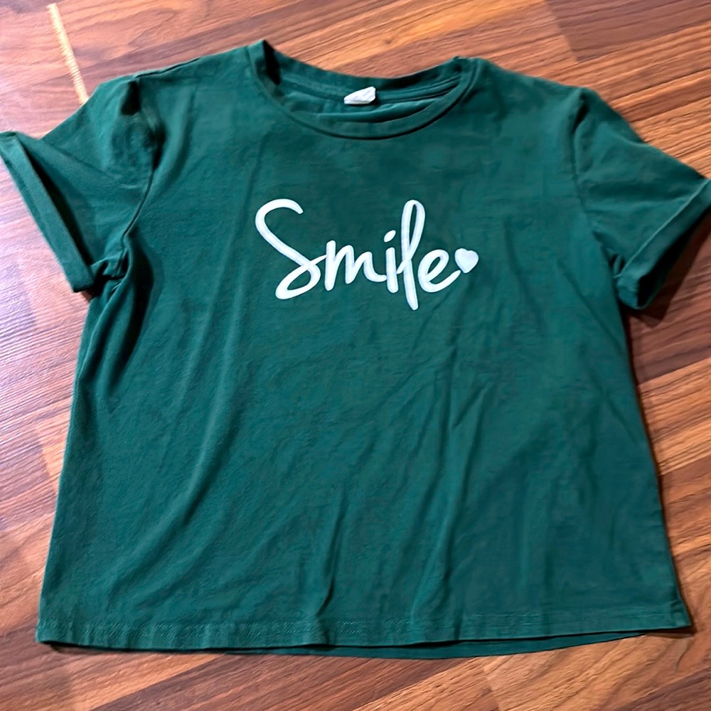 SHEIN Girls Tee SMILE